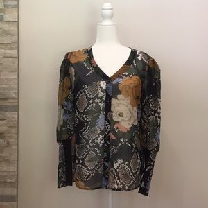 CAbi Snake Charmer Blouse
